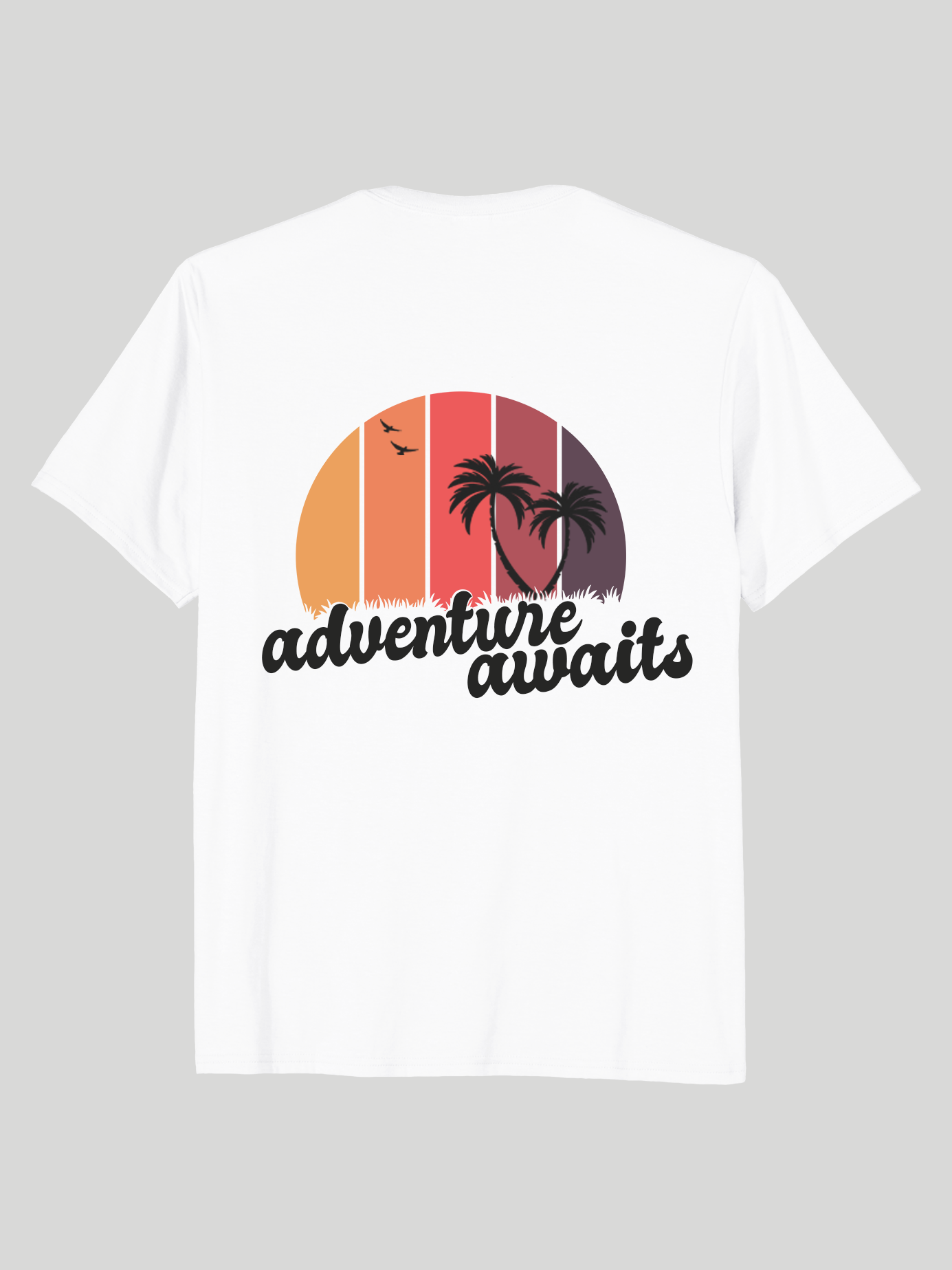 Adventure Awaits White Tee